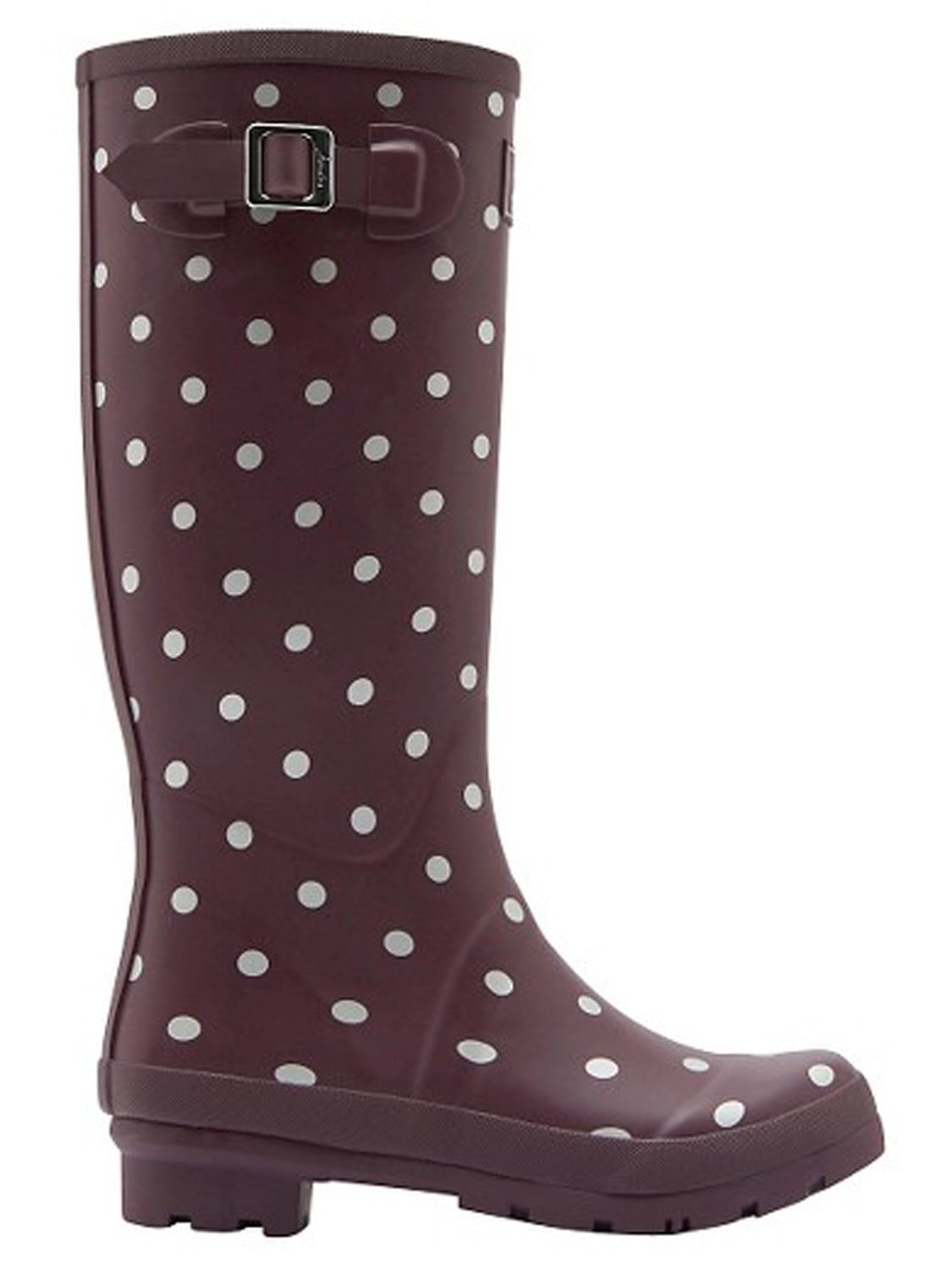 Joules - JOULES WELLY PRINT WOMEN'S TALL RAIN BOOTS BLACK SPOT US 7 EU 38 - Walmart.com 