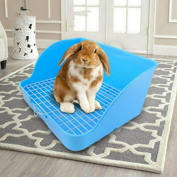 Langgg Rabbit Litter Box Hamster Guinea Pig Pet Toilet Small Animal