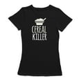 thumbnail image 1 of Cereal Killer Women's Black T-shirt, 1 of 1
