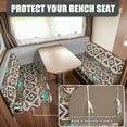 thumbnail image 2 of Uorisanigo RV Dinette Cushion Covers, Elastic Vintage Aztec Print Camper Cushion Cover RV Couch Covers Stretchable Sofa Loveseat Chair Cover Protective for RVs Camper Car Bench, 2 of 7