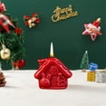 thumbnail image 4 of YIKA Christmas Warm Cottage Shape Scented Candle Christmas Gift Souvenir Christmas Decoration Red, 4 of 6