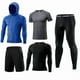 thumbnail image 1 of Conjunto deportivo multiusos para hombre, 5 piezas, para exteriores, ajustado, informal, para gimnasio, correr, 1 of 5