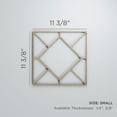 thumbnail image 3 of Ekena Millwork 11 3/8"W x 11 3/8"H x 1/4"T Small Hudson Decorative Fretwork Wood Wall Panels, Cherry, 3 of 18