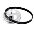 thumbnail image 3 of 3X 2Gt Synchronous Wheel 1:3 Reduction Transmission Pulley Pulley Model Mechanical Belt for 3D Printer - 200X8X8mm, 3 of 6