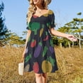 thumbnail image 2 of Hypno veggies Sleeveless Dress evening dresses ladies Dress for girls summer dress woman 2024 women's summer dresses 2024, 2 of 6