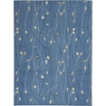 thumbnail image 4 of Nourison Grafix Transitional Botanical Light Blue 6' x 9' Area Rug, (6' x 9'), 4 of 8