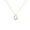 Rose, variant on Pure Elegance Open Teardrop Shape Women Pendant Necklace With Amethyst Stone 925 Sterling Silver 14K Yellow Gold Over