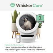 Whisker Litter-Robot 4 Core Bundle, Self-Cleaning Cat Litter Box with Accessories, White