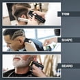 thumbnail image 4 of Lemulegu 3-in-1 Hair Trimmers & Clippers, Cordless with LCD Display and Rechargeable Barber Trimmers, Black, 4 of 8