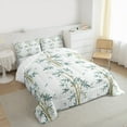 thumbnail image 4 of Manfei Plant Botanical Bedding Comforter Set, Grey Green Leaf Twin Comforter Sets, Teens Kids Adult Men Women Reversible Bedding Set, Luxury Bedroom Decor, 2-Piece, 4 of 9