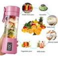 thumbnail image 3 of Portable Blender, Updated Blades, Smoothie Juicer Cup, Lightweight Personal Blender For Shakes And Smoothies, Stylish Design Rechargeable With Multiple Power Supply Modes, Food, 3 of 5