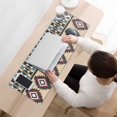 thumbnail image 3 of Long Mouse Pads for Desk,Beige Geometric Diamond Sun Pattern Desk Mats on Top Of Desks, Desk Mouse Pad Extra Large with 3mm Non-Slip Base and Stitched Edge for Gaming,Office,Work,Home 31.5"x11.8", 3 of 6