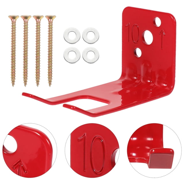 Homoyoyo 4 Pcs Support Mural pour Extincteur, Robuste pour une Installation Facile et un Rangement Sécurisé