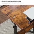 thumbnail image 2 of KOUPA Bureau Debout à Hauteur Réglable avec Sac de Rangement Largeur 16 Po Longueur 24 Po, Table Mobile Portative à Roulettes avec Roues, Retournement à 360 Degrés, 2 of 9