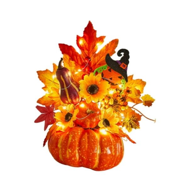 Simulación de calabaza de Halloween, modelo de calabaza, accesorios para fotos, decoración de otoño y Halloween para escritorio, fiesta, boda, Acción Estilo A