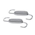 thumbnail image 2 of 2x Motorcycle Exhaust System Fully Rotatable Mounting Springs Stainless Steel, 2 of 5