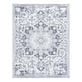 thumbnail image 3 of Unique Loom Renaissance Collection Area Rug - Roma (7' 10" x 10' Rectangle Light Gray/Black), 3 of 7