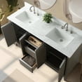 thumbnail image 2 of Vanity Art 60" Double Freestanding Bathroom Vanity with Sink and Engineered Marble Top, 2 of 9