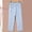 Blue, variant on SCSAlgin Women's Casual Printed Summer Thin Loose Knit Home Pants Long Pants