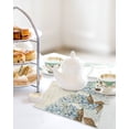 thumbnail image 4 of Blue Hydrangea Kitchen Dish Towels for Drying Dishes Set of 4, Spring Floral Leaves Butterfly Vintage Beige Waffle Weave Microfiber Hand Tea Bathroom Towels Quick Dry & Absorbent Towel 12x12, 4 of 7