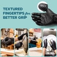 thumbnail image 4 of GUSTO Black Disposable Nitrile Gloves for Food Prep Latex Free Glove, 200-Pack Small, 4 of 9