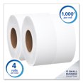 thumbnail image 4 of Essential Jrt Jumbo Roll Bathroom Tissue, Septic Safe, 2-Ply, White, 1000 Ft, 4 Rolls/carton | Bundle of 5 Cartons, 4 of 7