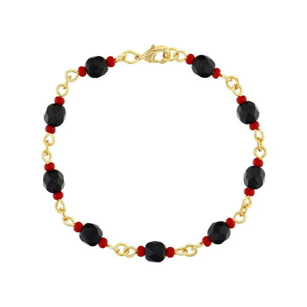 Simulated Azabache Lucky Charm Bracelet Mal De Ojo Protection For Women 7 Walmart Com Simulated Azabache Lucky Charm Bracelet Mal De Ojo Protection For Women 7 Walmart Com