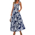 thumbnail image 1 of Vestido de verano PRETTYGARDEN Maxi floral sin mangas para mujer, 1 of 6