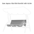 thumbnail image 2 of LHCER Couverture de Protection de Balançoire Couverture de Balançoire, Couverture Imperméable de Protection de Hamac de Couverture de Chaise de 3 Places pour l'Extérieur, 2 of 8