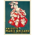 thumbnail image 2 of Leonetto Cappiello 12x14 Gold Ornate Wood Frame and Double Matted Museum Art Print Titled - Anisette Marie Brizard (1928), 2 of 4