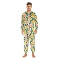 thumbnail image 3 of FORMRS Onesies Pajama for Adults Unisex Hoodie Winter Jumpsuit One Piece Sleepwear, Sizes S-2XL, Citrus Fruits, 3 of 7