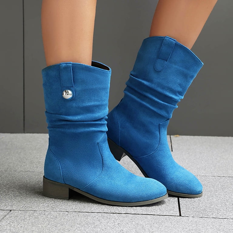 blue dress boots for women Women's Blue Boots