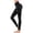 Black, variant on Women Workout Athletic Running Fitness Leggings Pants Yoga Sports Activewear High Waist Compression Tights for Gym Training