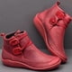 thumbnail image 3 of Women's Ankle Boot Waterproof Anti-Slip Shoes Leather Rain Boot for Outdoor Garden Rainy Snowy Days, 3 of 4