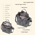thumbnail image 3 of ROOSALANCE Mochila Monedero para Mujer, Mochila Mujer Monedero Pequeño Cuero Impermeable Antirrobo Bolsos de Hombro Bolsos Mujer, 3 of 5