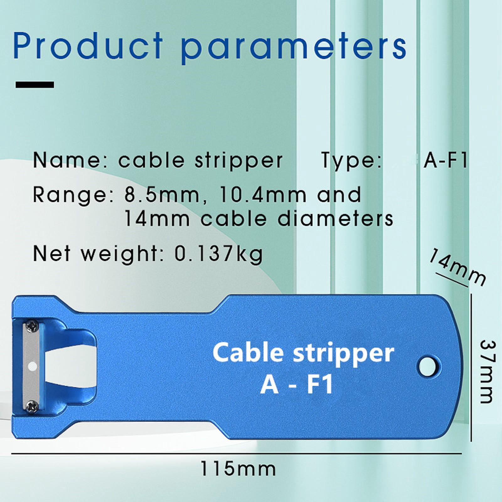 Optical Fiber Cable Sheath Cutter Aluminum, Easy Operation for Breakthrough Windows in Fiber Optic Risers