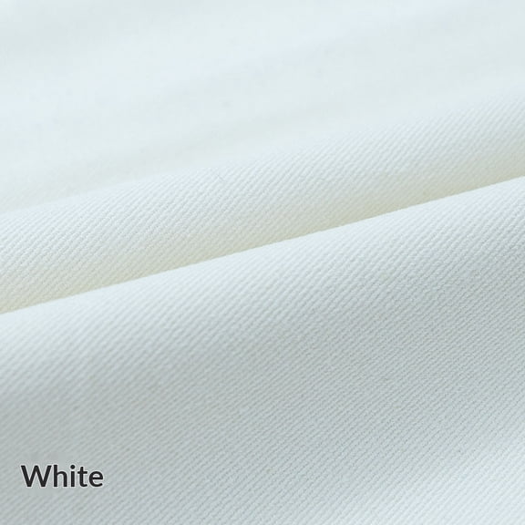 100% Cotton Heavyweight Twill Drill Fabric by The Yard, Solid Washed Canvas Fabric for Apparel, Tote Bags, Workwear and DIY Crafts