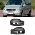 thumbnail image 4 of 1 Pair Carbon Fiber Rear Mirror Cover Shell Cap For Mercedes- Viano W639 2003 - 2010 A6398110461 A6, 4 of 5