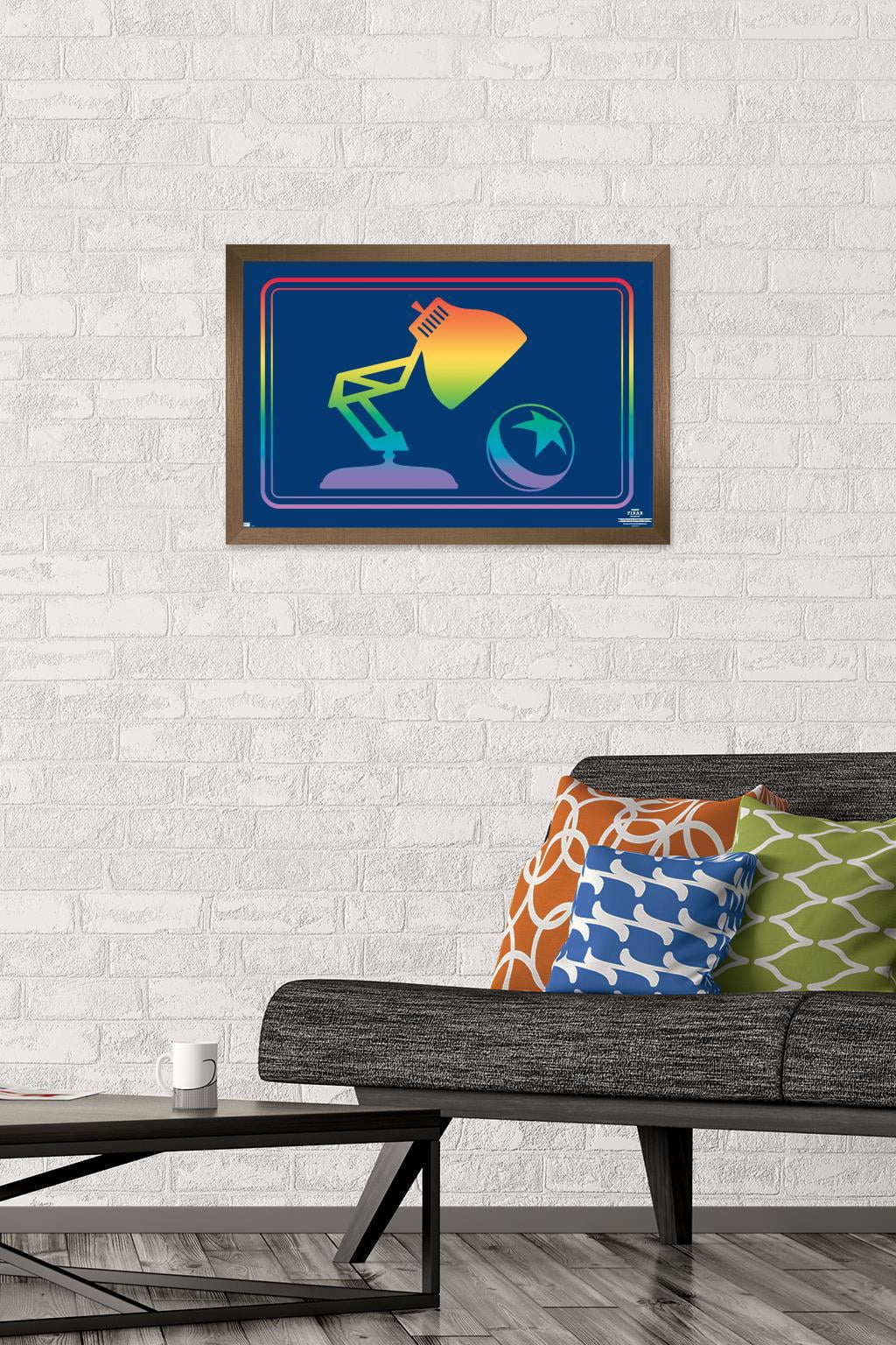 Disney Pixar - Lamp Pride Wall Poster, 14.725" x 22.375" Framed