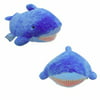 "PLUSH & PLUSHÂ® BRAND LARGE BLUE SHARK PET PILLOW, 18"" inches my Friendly  Sharky Toy Cushion"