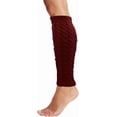 thumbnail image 5 of Leg Warmers for Women, 6 Pairs Knee High Cable Knit Warm Thermal Acrylic Winter Sleeves, 5 of 7