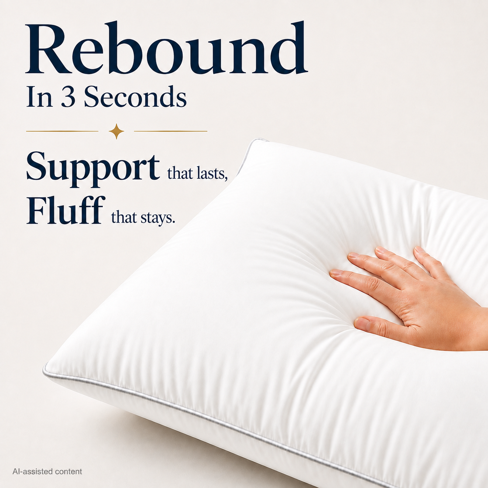 SORMAG Queen Size Down Alternative Pillows 2 Pack photo 7