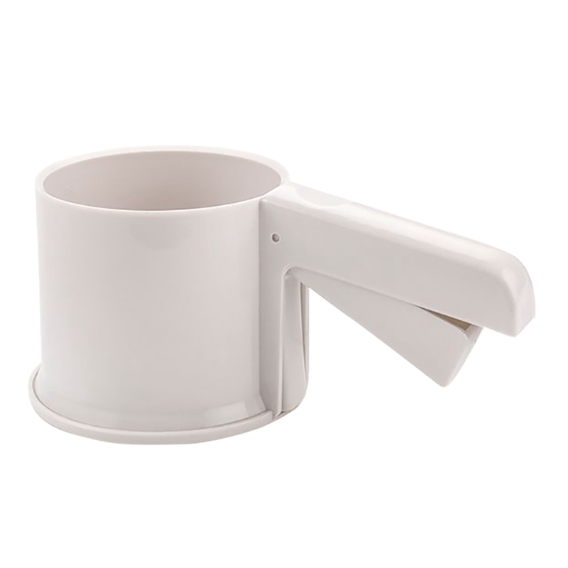 Shop Clearance! HandHeld Cup Flour Sifter Mesh Crank Shaker Sieve Cup