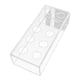 thumbnail image 2 of Centros de mesa con jarrones rectangulares, florero acrílico rectangular con agujero para mesa 25cmx10cmx6.5cm, 2 of 9