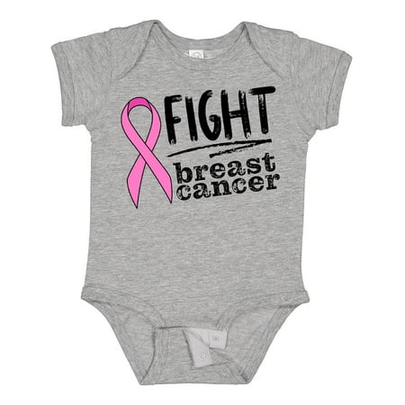 

Inktastic Fight Breast Cancer Pink Ribbon Gift Baby Boy or Baby Girl Bodysuit