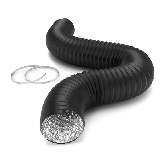 Manguera de ventilación Simple Deluxe, conducto de aluminio flexible de 6 pulgadas