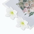thumbnail image 5 of Unique Bargains 2 Pcs Duckbill Clip Simulated Flower Hair Clips for Women White, 5 of 5