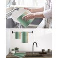 thumbnail image 5 of Sage Green Yellow Ombre Kitchen Dish Towels for Drying Dishes Set of 4, Farmhouse Modern Gradient Art Waffle Weave Microfiber Hand Tea Bathroom Towels Quick Dry & Absorbent Towel 15.7x23.6, 5 of 7