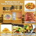 thumbnail image 3 of Rani Curry Powder EXTRA HOT (11-Spice Authentic Indian Blend) 3oz (85g) PET Jar ~ All Natural | Salt-Free | Vegan | No Colors | Gluten Friendly | NON-GMO | Kosher | Indian Origin, 3 of 8
