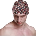 thumbnail image 2 of FYBTO Bonnet de Bain Marguerites Colorées Unisexe Adulte FYBTO Polyester, 2 of 4